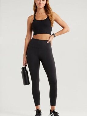 Zella 7/8 Live In Black High-Waist Performance Leggings
